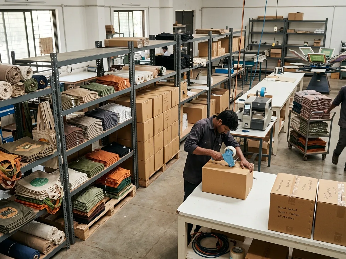 Production shelves mid-run